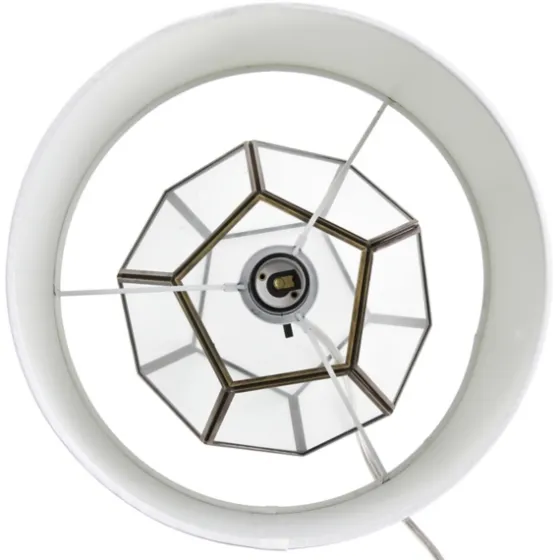 Brass And Glass Octagon Table Lamp-Kirkland's Home Cheap