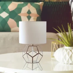 Brass And Glass Octagon Table Lamp-Kirkland's Home Cheap