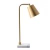 Brass Cone Table Lamp With Marble Base-Kirkland's Home New