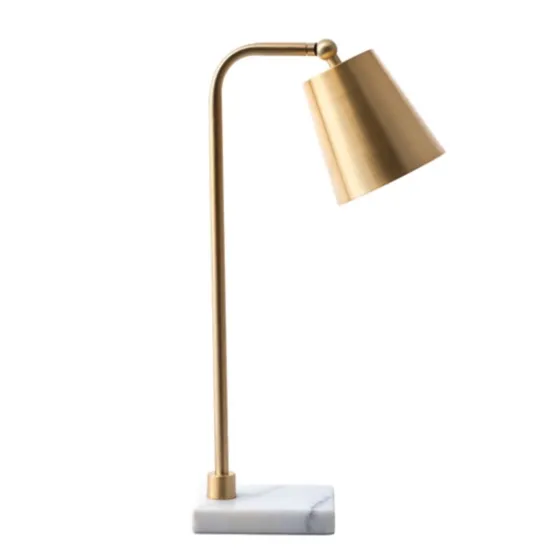 Brass Cone Table Lamp With Marble Base-Kirkland's Home New