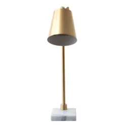 Brass Cone Table Lamp With Marble Base-Kirkland's Home New