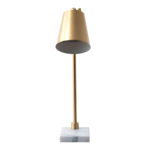 Brass Cone Table Lamp With Marble Base-Kirkland's Home New