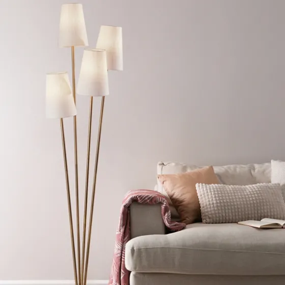 Brass Enoki 4-Arm Asymmetrical Floor Lamp-Kirkland's Home Flash Sale