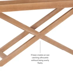 Brazilian Pine Tray Top Console Table-Kirkland's Home Shop