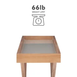 Brazilian Pine Tray Top Console Table-Kirkland's Home Shop