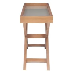 Brazilian Pine Tray Top Console Table-Kirkland's Home Shop