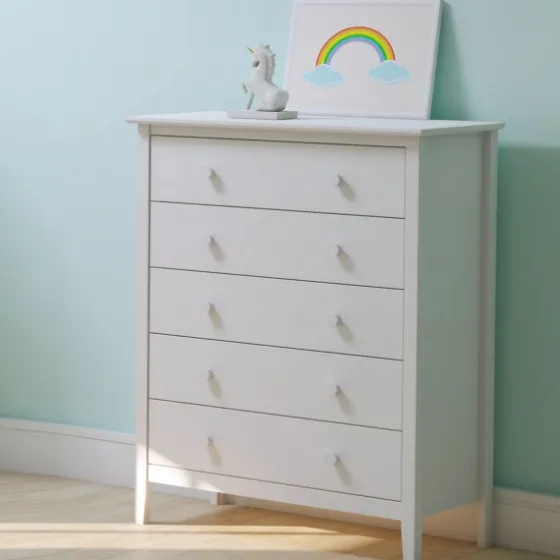Brazilian Pine Wood 5-Drawer Chest-Kirkland's Home Best Sale