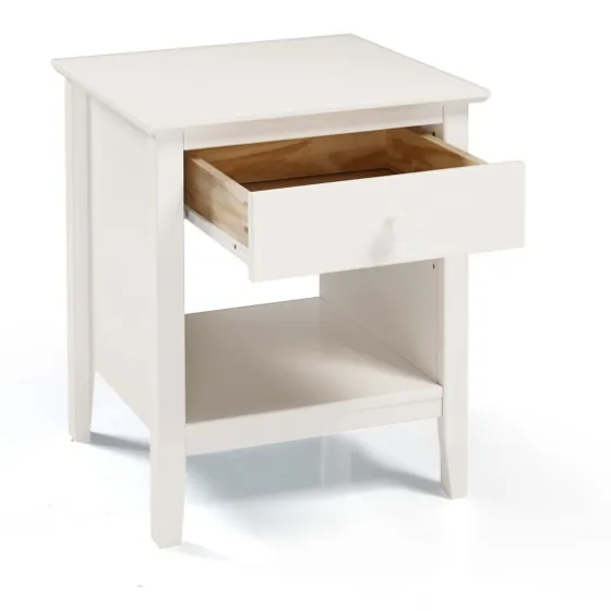 Brazilian Pine Wood Nightstand-Kirkland's Home Outlet