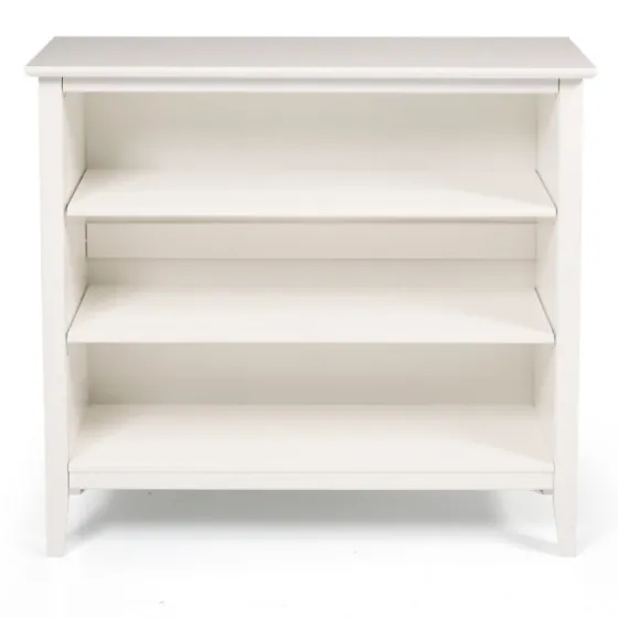 Brazilian Pine Wood Short Bookshelf-Kirkland's Home Cheap