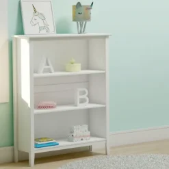 Brazilian Pine Wood 3-Tier Bookshelf-Kirkland's Home Best Sale