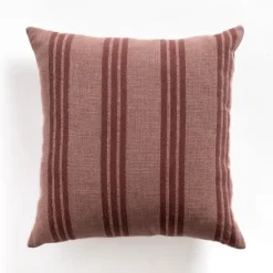 Brick Providence Stripe Pillow-Kirkland's Home Outlet
