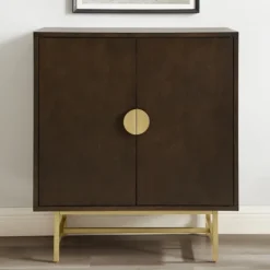 Brielle Golden Circle Wine Cabinet-Kirkland's Home New