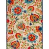 Bright Abstract Floral Outdoor Area Rug, 5X7-Kirkland's Home New
