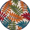 Bright Branches Round Outdoor Area Rug, 7X7-Kirkland's Home Cheap