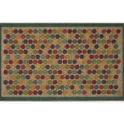 Bright Colorful Dots Ornamental Entry Doormat-Kirkland's Home Shop