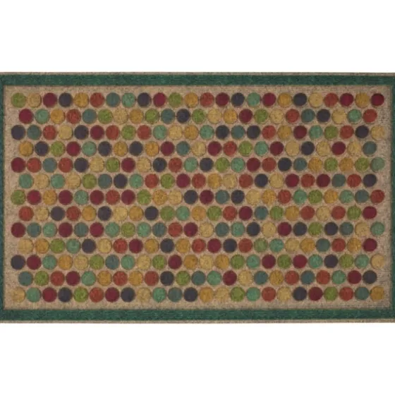 Bright Colorful Dots Ornamental Entry Doormat-Kirkland's Home Shop