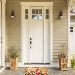 Bright Summer Blossoms Coir Doormat-Kirkland's Home Store