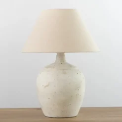 Bronson Cream Painted Table Lamp-Kirkland's Home New