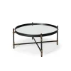 Bronze And Onyx Mirror Top Round Coffee Table-Kirkland's Home Best