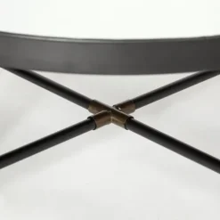 Bronze And Onyx Mirror Top Round Coffee Table-Kirkland's Home Best
