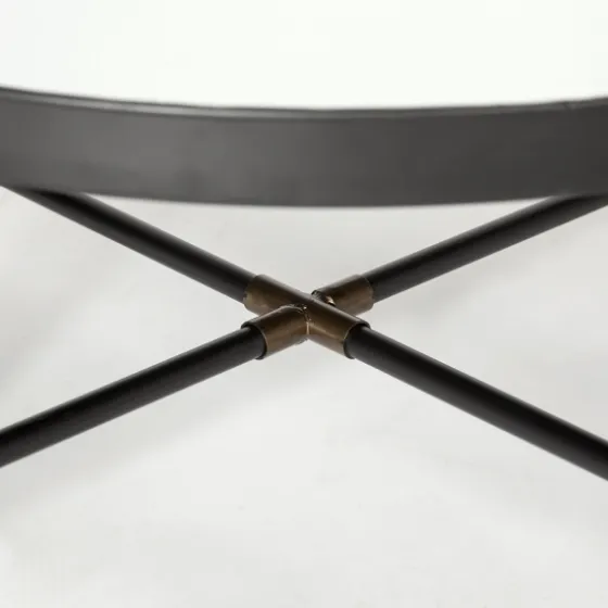 Bronze And Onyx Mirror Top Round Coffee Table-Kirkland's Home Best
