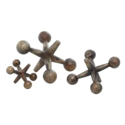 Bronze Antique Jacks 3-Pc. Figurine Set-Kirkland's Home Fashion
