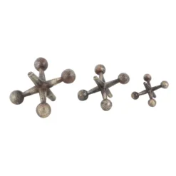 Bronze Antique Jacks 3-Pc. Figurine Set-Kirkland's Home Fashion
