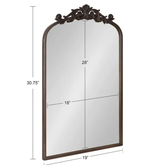 Bronze Arendahl Arched Mirror, 19X31 In.-Kirkland's Home Flash Sale