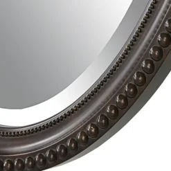 Bronze Beaded Frame Oval Mirror-Kirkland's Home Best
