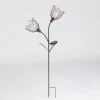 Bronze Flowers Solar Lantern Yard Stake-Kirkland's Home Sale
