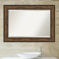 Bronze Frame Beveled Mirror, 43.5X31.5 In.-Kirkland's Home Outlet