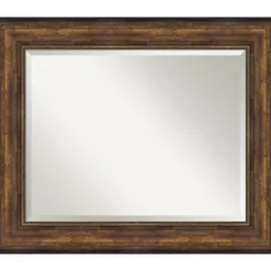 Bronze Frame Beveled Mirror, 35.5X29.5 In.-Kirkland's Home Outlet