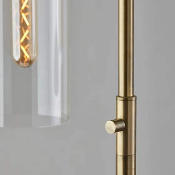 Bronze Glass Cylinder Shade Floor Lamp-Kirkland's Home Cheap