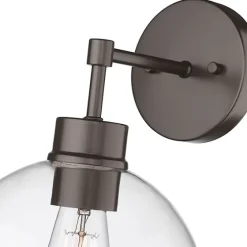Bronze Glass Orb Outdoor Sconce Light-Kirkland's Home Discount