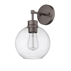 Bronze Glass Orb Outdoor Sconce Light-Kirkland's Home Discount