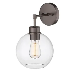 Bronze Glass Orb Outdoor Sconce Light-Kirkland's Home Discount