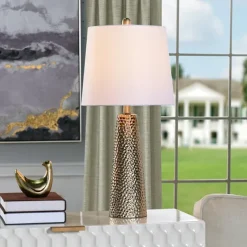 Bronze Hammered Table Lamp-Kirkland's Home Fashion
