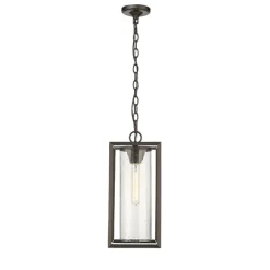 Bronze Lantern Outdoor Pendant Light-Kirkland's Home Outlet