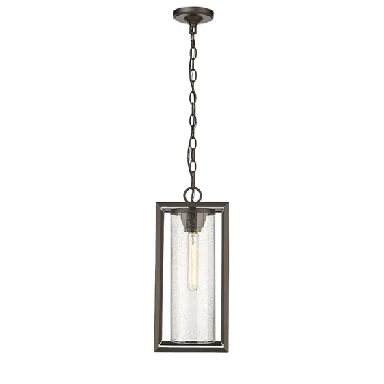 Bronze Lantern Outdoor Pendant Light-Kirkland's Home Outlet