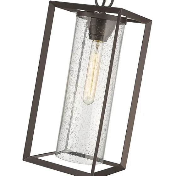Bronze Lantern Outdoor Pendant Light-Kirkland's Home Outlet