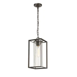 Bronze Lantern Outdoor Pendant Light-Kirkland's Home Outlet