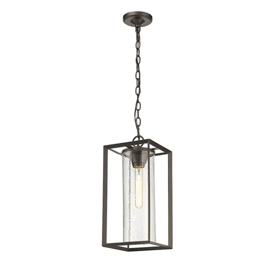 Bronze Lantern Outdoor Pendant Light-Kirkland's Home Outlet