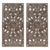 Bronze Madison Park Floral Wall Plaques, Set Of 2-Kirkland's Home Clearance
