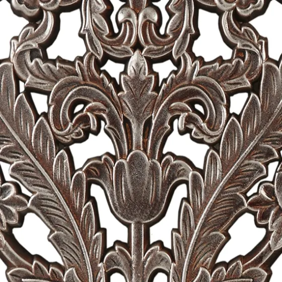 Bronze Madison Park Floral Wall Plaques, Set Of 2-Kirkland's Home Clearance