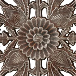 Bronze Madison Park Floral Wall Plaques, Set Of 2-Kirkland's Home Clearance