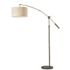 Bronze Metal Arched Oversized Shade Floor Lamp-Kirkland's Home Outlet