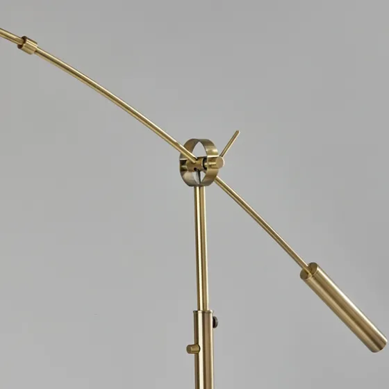 Bronze Metal Arched Oversized Shade Floor Lamp-Kirkland's Home Outlet