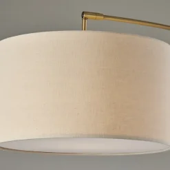 Bronze Metal Arched Oversized Shade Floor Lamp-Kirkland's Home Outlet
