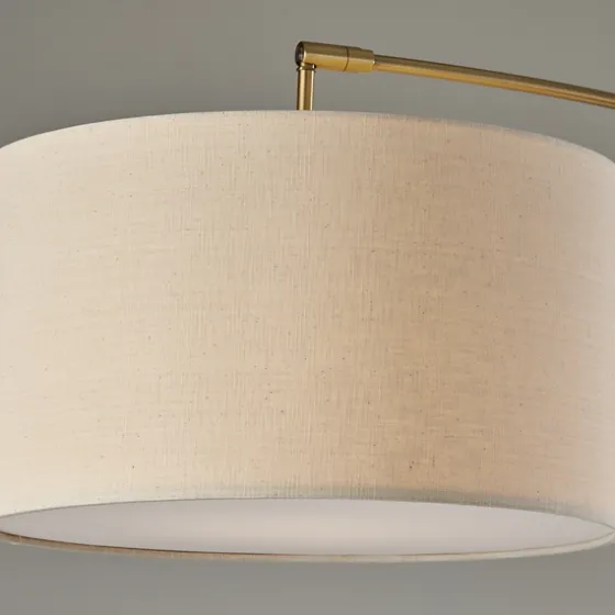 Bronze Metal Arched Oversized Shade Floor Lamp-Kirkland's Home Outlet