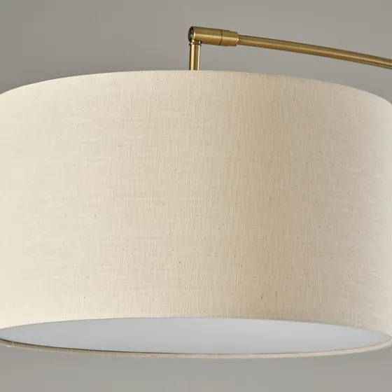 Bronze Metal Arched Oversized Shade Floor Lamp-Kirkland's Home Outlet